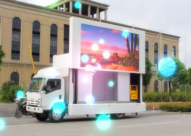 중국 움직일 수 있는 광고 트럭은 발광 다이오드 표시 P5 mm 128*128 해결책을 거치했습니다 협력 업체